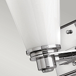 Бра для ванных комнат с белыми стеклянными конусными плафонами Hinkley варинант исполнения - 8 | Loft Concept в Тюмени