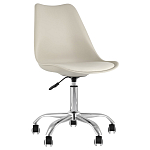 Офисный стул на металлическом основании EGGERY Beige варинант исполнения - 1 | Loft Concept в Тюмени