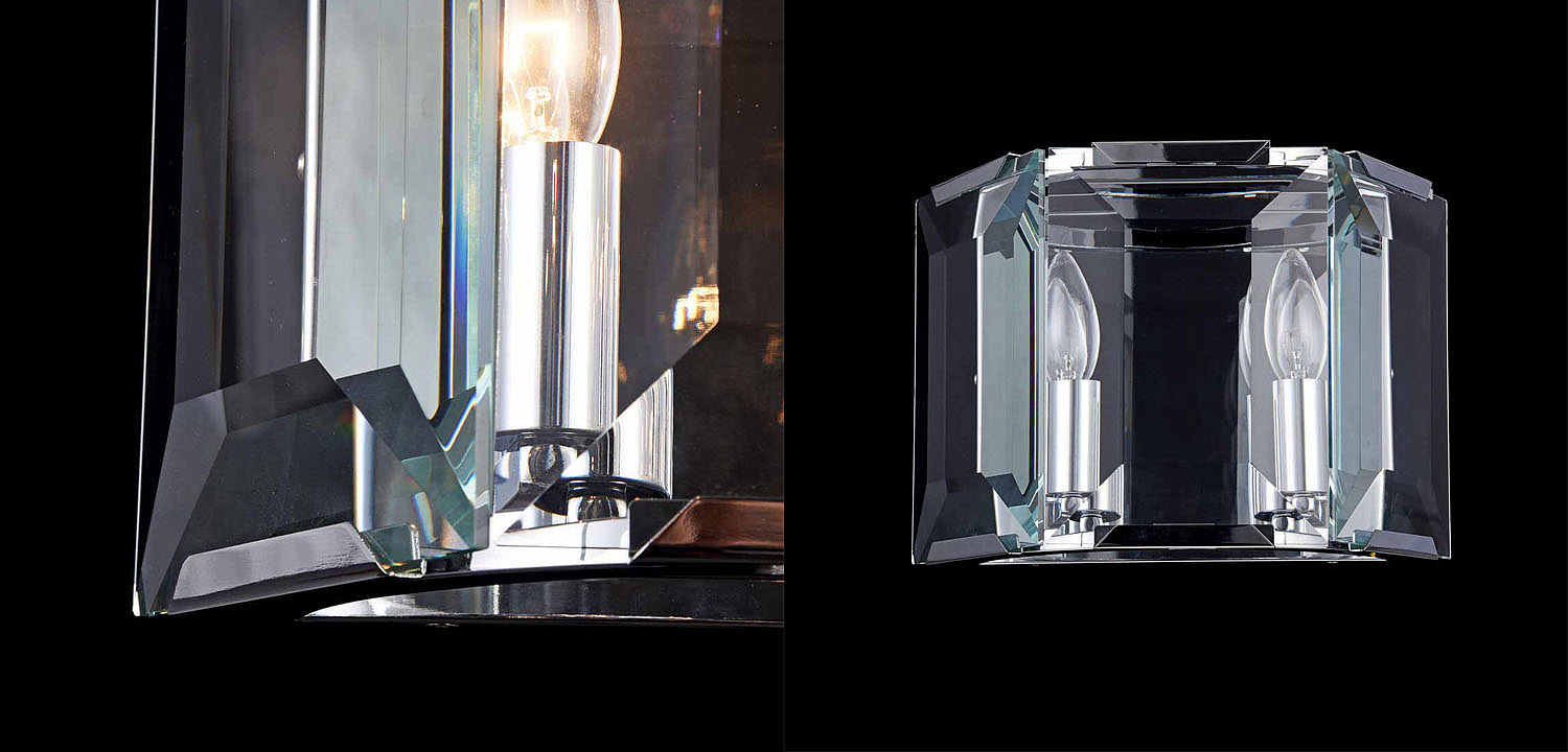 Бра Lari Harlow Crystal Round chrome Бра Lari Harlow Crystal Round chrome - Loft-Concept в Тюмени