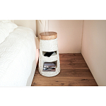 Керамический столик с деревянной столешницей "Пешка" варинант исполнения - 1 | Loft Concept в Тюмени