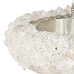 Люстра светодиодная фактурная в форме кольца Amber Crystal варинант исполнения - 2 | Loft Concept в Тюмени