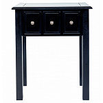 Черная тумба с выдвижным ящиком Monica варинант исполнения - 1 | Loft Concept в Тюмени