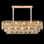 Люстра овальная каскадная с подвесками в форме колец Galaxy of Light варинант исполнения - 4 | Loft Concept в Тюмени