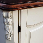 ТВ-тумба в стиле прованс из массива дерева Montmartre Wooden Provence TV Stand варинант исполнения - 2 | Loft Concept в Тюмени