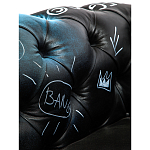 Кресло "Баския и Уорхол" Basquiat Warhol graffiti chair натуральная кожа варинант исполнения - 8 | Loft Concept в Тюмени