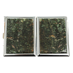 Портсигар на 10 сигарет с газовой зажигалкой из натурального камня Актиновит Stone Cigarettes Cases варинант исполнения - 4 | Loft Concept в Тюмени