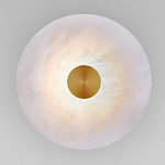 Бра светодиодный с мраморным рассеивателем латунь варинант исполнения - 1 | Loft Concept в Тюмени