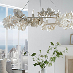 Люстра White Bionic Petals Flo Ring Chandelier варинант исполнения - 2 | Loft Concept в Тюмени
