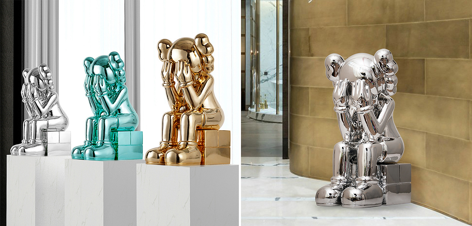 Статуэтка KAWS Passing Through Silver Статуэтка KAWS Passing Through Silver - Loft-Concept в Тюмени