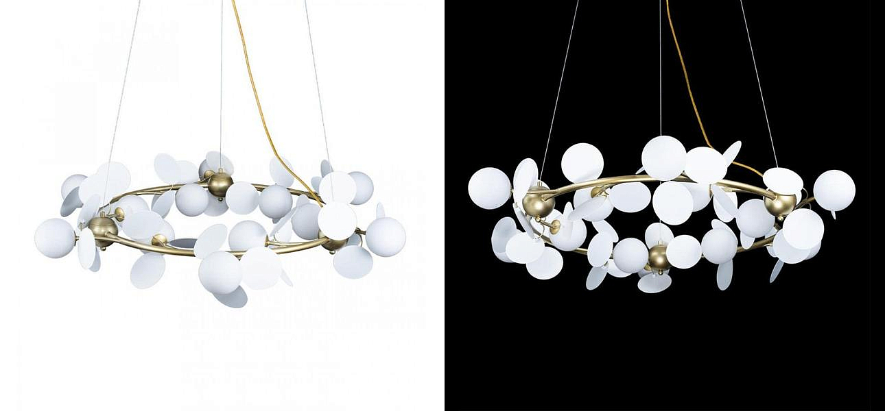 Люстра MATISSE Chandelier circle White диаметр 105 - Loft-Concept в Тюмени