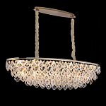 Люстра овальная с каскадом из подвесных прозрачных элементов Attractiveness варинант исполнения - 1 | Loft Concept в Тюмени