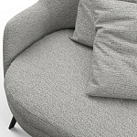 Мебельная ткань Шенилл серый цвет 138 см T4-29 варинант исполнения - 4 | Loft Concept в Тюмени