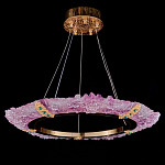 Люстра в форме кольца розовая Warm Pink Light варинант исполнения - 1 | Loft Concept в Тюмени