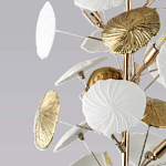 Торшер в виде белых и золотых цветов Bouquet of Light варинант исполнения - 3 | Loft Concept в Тюмени
