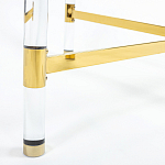 Кофейный столик со столешницей из стекла Crossy варинант исполнения - 4 | Loft Concept в Тюмени