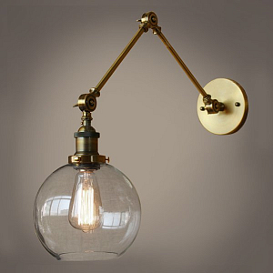 Бра Round Iron Joints Bronze