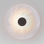 Бра светодиодный с мраморным рассеивателем черный  варинант исполнения - 1 | Loft Concept в Тюмени