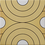 Дизайнерская плитка с узором Диски варинант исполнения - 2 | Loft Concept в Тюмени