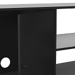 ТВ-тумба из металла с 2-мя дверцами и полками Damian Metal TV Stand варинант исполнения - 4 | Loft Concept в Тюмени