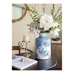 Ваза с мотивами цветущего сада с попугаями Vase Inspired by Nature варинант исполнения - 5 | Loft Concept в Тюмени