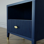 Прикроватная тумбочка с полкой Elsa Dreams Blue варинант исполнения - 3 | Loft Concept в Тюмени