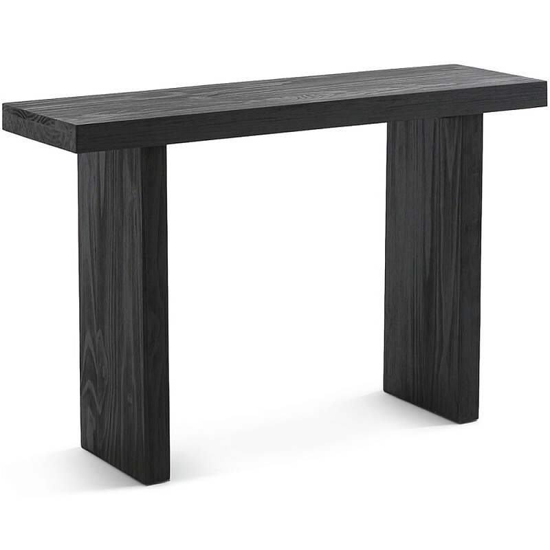 Консоль из массива сосны Morino Console Table Черный Консоль из массива сосны Morino Console Table Черный в Тюмени | Loft Concept