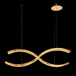 Люстра волнистой формы с фактурным хрустальным плафоном Light Delight варинант исполнения - 2 | Loft Concept в Тюмени