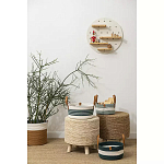 Корзина для хранения с ручками Interlacement Green варинант исполнения - 6 | Loft Concept в Тюмени