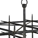 Люстра черная квадратной остроконечной формы Black Square варинант исполнения - 1 | Loft Concept в Тюмени