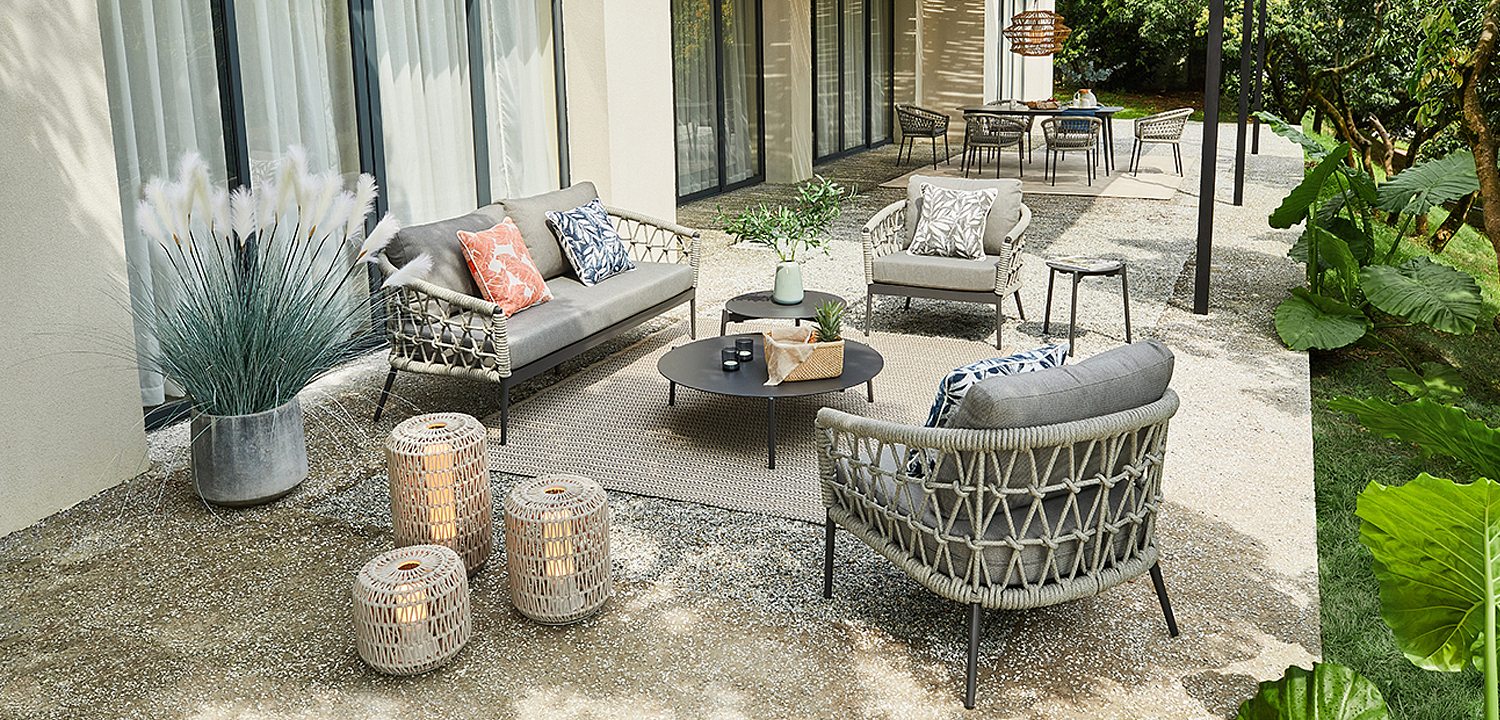 Уличный диван Niels Outdoor Sofa Уличный диван Niels Outdoor Sofa - Loft-Concept в Тюмени