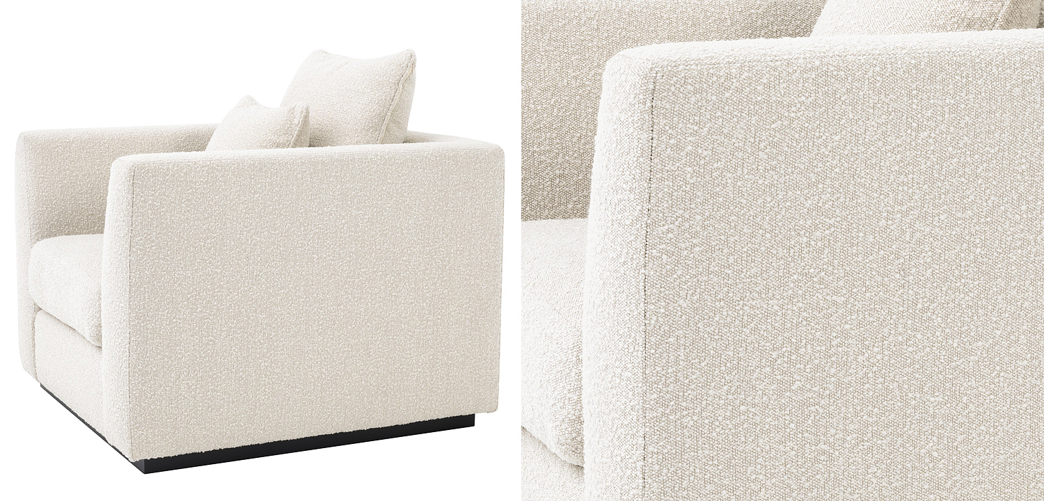 Кресло Eichholtz Chair Taylor Boucle cream Кресло Eichholtz Chair Taylor Boucle cream - Loft-Concept в Тюмени