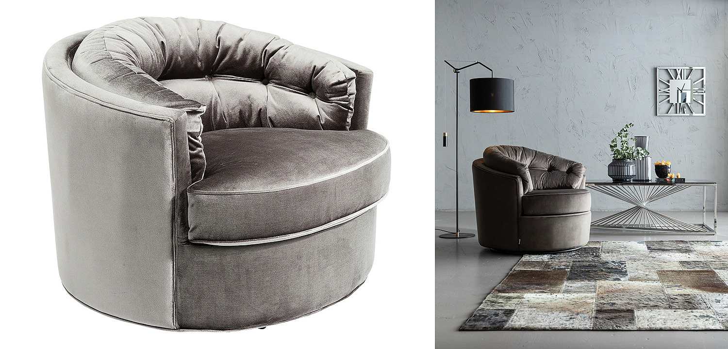 Кресло вращающееся Gray Delilah Кресло вращающееся Gray Delilah - Loft-Concept в Тюмени