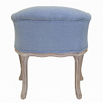 Кресло низкое в стиле прованс Louis French Armchair light blue flax варинант исполнения - 2 | Loft Concept в Тюмени