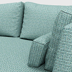 Мебельная ткань Шенилл бирюзовый цвет 142 см T4-61 варинант исполнения - 8 | Loft Concept в Тюмени