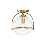 Потолочный светильник с прозрачным стеклянным шаром с эффектом пузырьков Hinkley варинант исполнения - 13 | Loft Concept в Тюмени