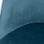 Барный стул вращающийся со спинкой Синий Велюр Vendramin Chair варинант исполнения - 4 | Loft Concept в Тюмени