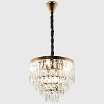 Люстра с прямоугольными хрустальными подвесками Lunet Crystal Rectangulars Chandelier 6 варинант исполнения - 3 | Loft Concept в Тюмени