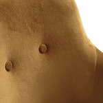 Кресло велюровое золотистого цвета Diaspro Gold  Armchair варинант исполнения - 4 | Loft Concept в Тюмени