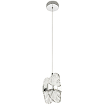 Подвесной светильник из хрусталя Fleuretta Crystal Chrome Hanging Lamp варинант исполнения - 2 | Loft Concept в Тюмени