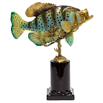 Статуэтка из фарфора в форме рыбы SEA Porcelain and Bronze варинант исполнения - 3 | Loft Concept в Тюмени