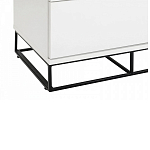 Комод белый с 3-мя ящиками Strict Lines  варинант исполнения - 4 | Loft Concept в Тюмени