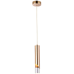 Подвесной светильник Metal Acrylic Tube Gold Hanging Lamp варинант исполнения - 2 | Loft Concept в Тюмени