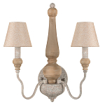 Бра с двумя конусовидными тканевыми абажурами Neighborhood варинант исполнения - 1 | Loft Concept в Тюмени