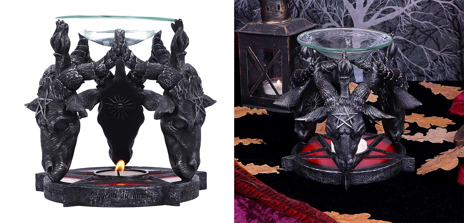 Подсвечник с чашей Baphomet Head Подсвечник с чашей Baphomet Head - Loft-Concept в Тюмени