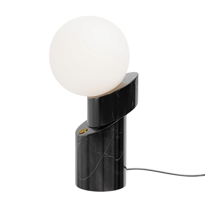 Настольный светильник Divario 3000К 3Вт Черный Белый в Тюмени | Loft Concept 