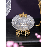 Конфетница из прозрачного рельефного стекла Eden Garden варинант исполнения - 10 | Loft Concept в Тюмени