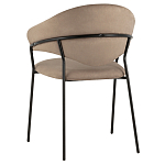 Коричневый стул с обивкой из искусственной замши Alexis варинант исполнения - 5 | Loft Concept в Тюмени