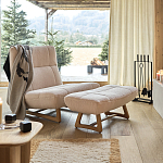 Кресло с обивкой букле Lino White  Boucle Armchair варинант исполнения - 8 | Loft Concept в Тюмени