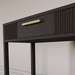 Элегантная Консоль Primo с выдвижным ящиком Темный орех варинант исполнения - 3 | Loft Concept в Тюмени