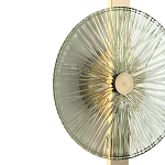 Бра с круглым стеклянным плафоном Gingham варинант исполнения - 9 | Loft Concept в Тюмени